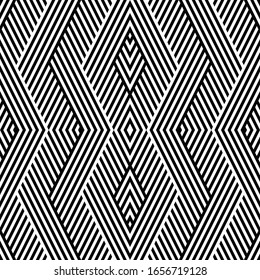Seamless pattern with oblique black segments
