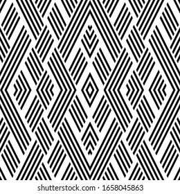 Seamless pattern with oblique black segments