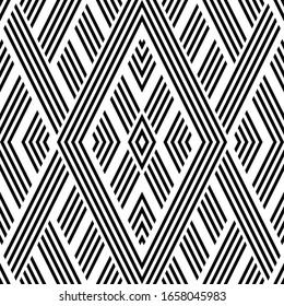 Seamless pattern with oblique black segments