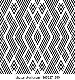 Seamless pattern with oblique black segments