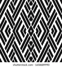 Seamless pattern with oblique black segments