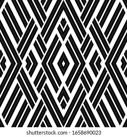 Seamless pattern with oblique black segments