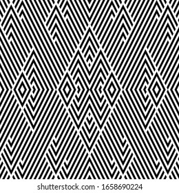 Seamless pattern with oblique black segments