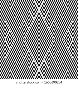 Seamless pattern with oblique black segments
