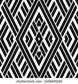 Seamless pattern with oblique black segments