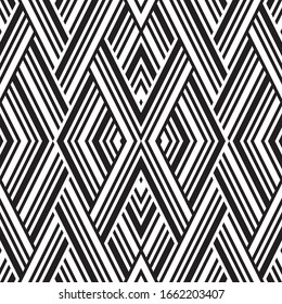 Seamless pattern with oblique black segments