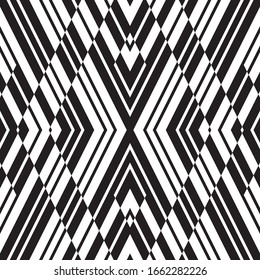 Seamless pattern with oblique black segments