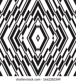 Seamless pattern with oblique black segments