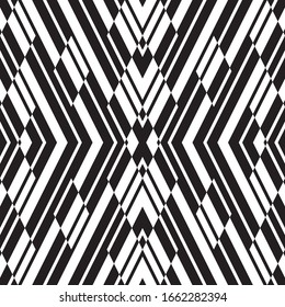 Seamless pattern with oblique black segments