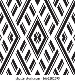 Seamless pattern with oblique black segments