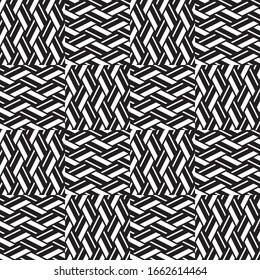 Seamless pattern with oblique black segments