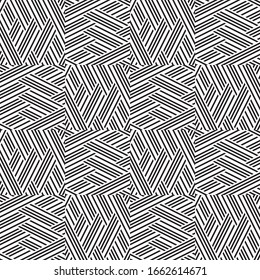 Seamless pattern with oblique black segments