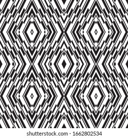 Seamless pattern with oblique black segments