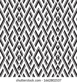 Seamless pattern with oblique black segments