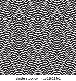 Seamless pattern with oblique black segments