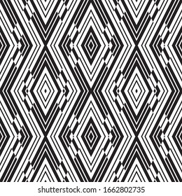 Seamless pattern with oblique black segments