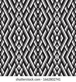 Seamless pattern with oblique black segments