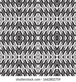 Seamless pattern with oblique black segments