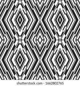 Seamless pattern with oblique black segments
