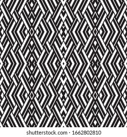 Seamless pattern with oblique black segments