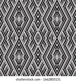 Seamless pattern with oblique black segments