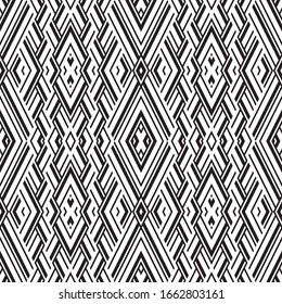 Seamless pattern with oblique black segments