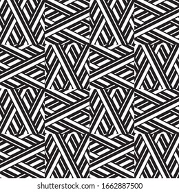 Seamless pattern with oblique black segments