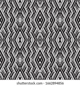 Seamless pattern with oblique black segments