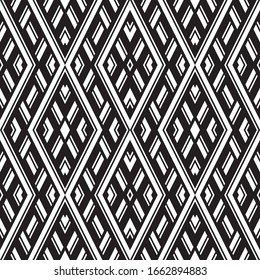Seamless pattern with oblique black segments
