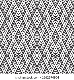 Seamless pattern with oblique black segments