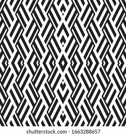 Seamless pattern with oblique black segments