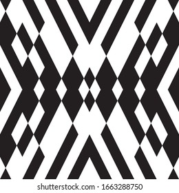 Seamless pattern with oblique black segments