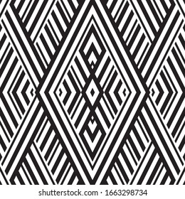 Seamless pattern with oblique black segments