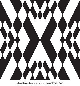 Seamless pattern with oblique black segments