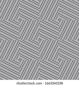 Seamless pattern with oblique black segments