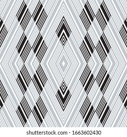 Seamless pattern with oblique black segments