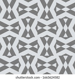 Seamless pattern with oblique black segments