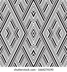 Seamless pattern with oblique black segments