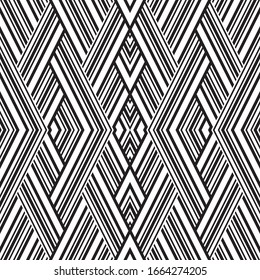 Seamless pattern with oblique black segments