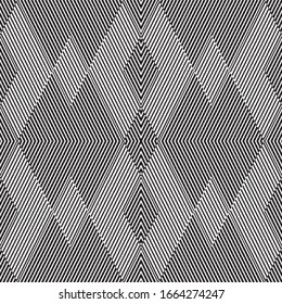 Seamless pattern with oblique black segments