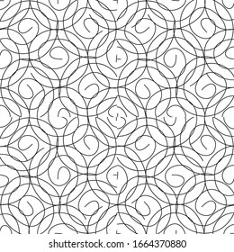 Seamless pattern with oblique black segments