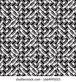 Seamless pattern with oblique black segments