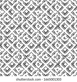 Seamless pattern with oblique black segments