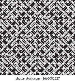 Seamless pattern with oblique black segments