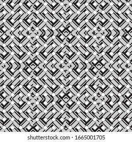 Seamless pattern with oblique black segments