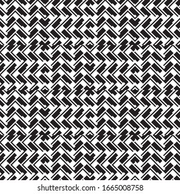 Seamless pattern with oblique black segments