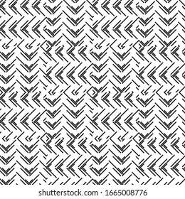 Seamless pattern with oblique black segments