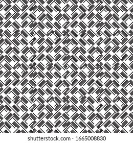 Seamless pattern with oblique black segments