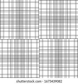 Seamless pattern with oblique black segments
