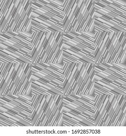 Seamless pattern with oblique black segments